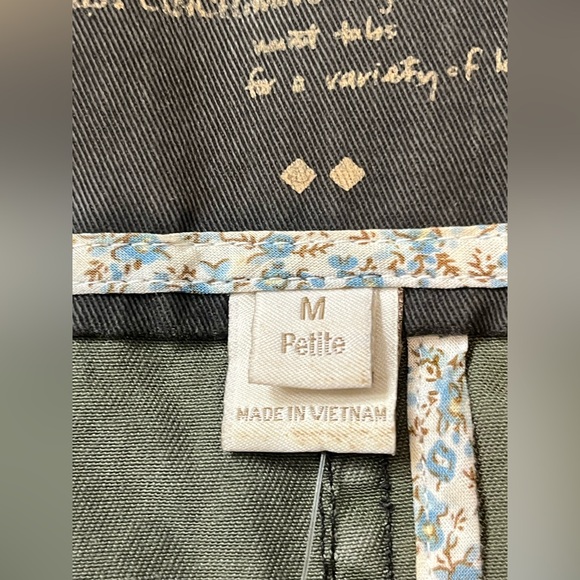 J. Crew Relaxed Boyfriend Field Utility Jacket Army Green Women’s Medium Petite - Picture 11 of 16